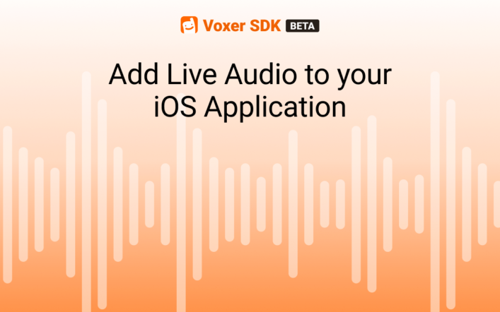 How to add live audio to your iOS application with Voxer SDK